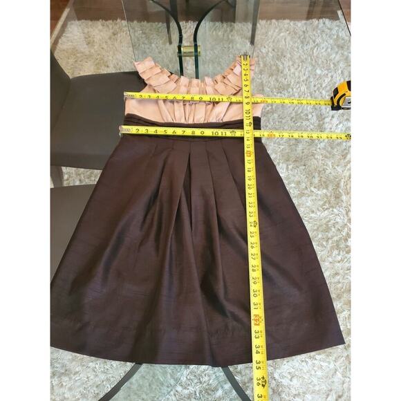 Jessica Howard Women's Black & Beige Round Neck Sleeveless Knee Length Dress 6P - Picture 12 of 13